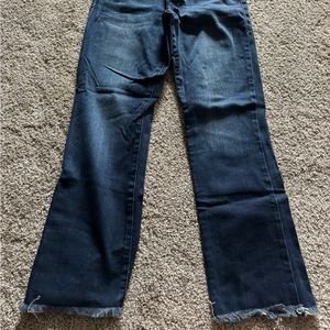 Green Street Denim cropped ankle jeans